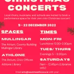 Christmas Concerts Flyer 2022